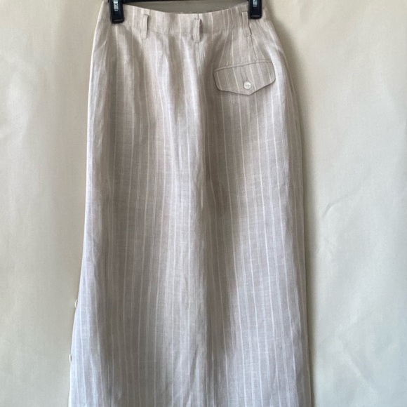 British Khaki 100% linen size 8 - Picture 2 of 2